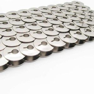 CKPSMS Brand -#55623S"L" Style Steel BOBBINS(JANOME Brother JUKI Singer PFAFF)